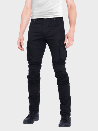 Protective motorcycle riding jeans made of stretch denim with UHMWPE by ZIN Motowear. Model CITY.