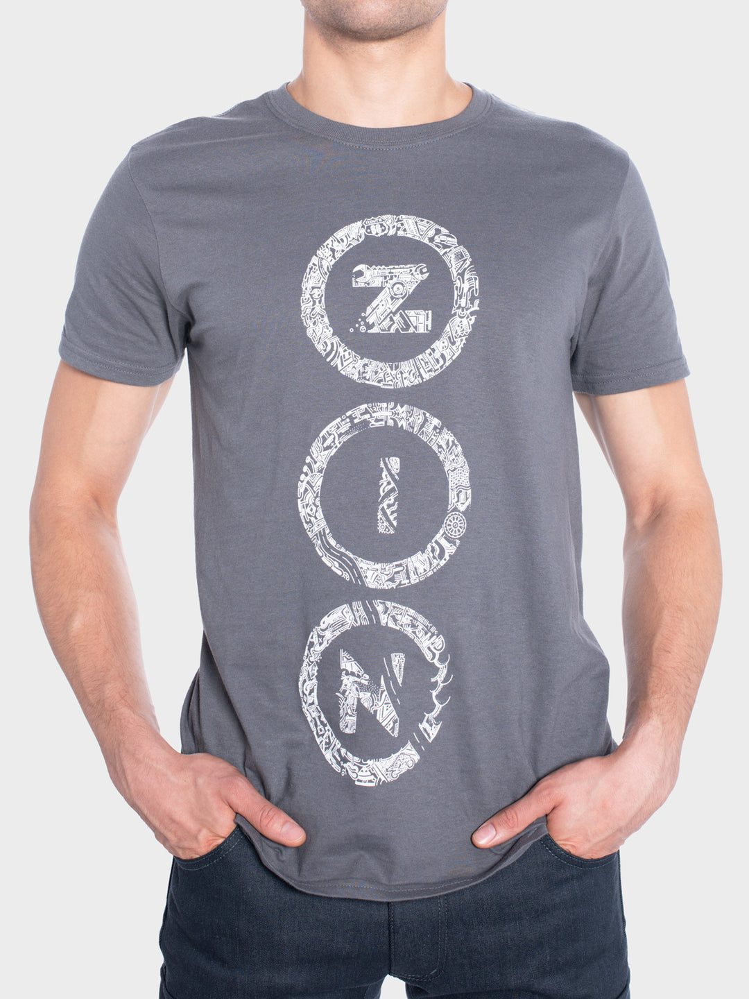 SORIN⭐︎ MASCULINE Cut-off Print T-shirt Artist Series – ZIN Wear